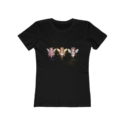 3 Fairies |  Boyfriend Tee for Women| Perfect gift