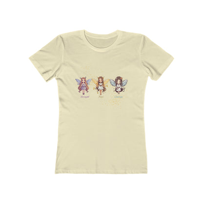 3 Fairies |  Boyfriend Tee for Women| Perfect gift