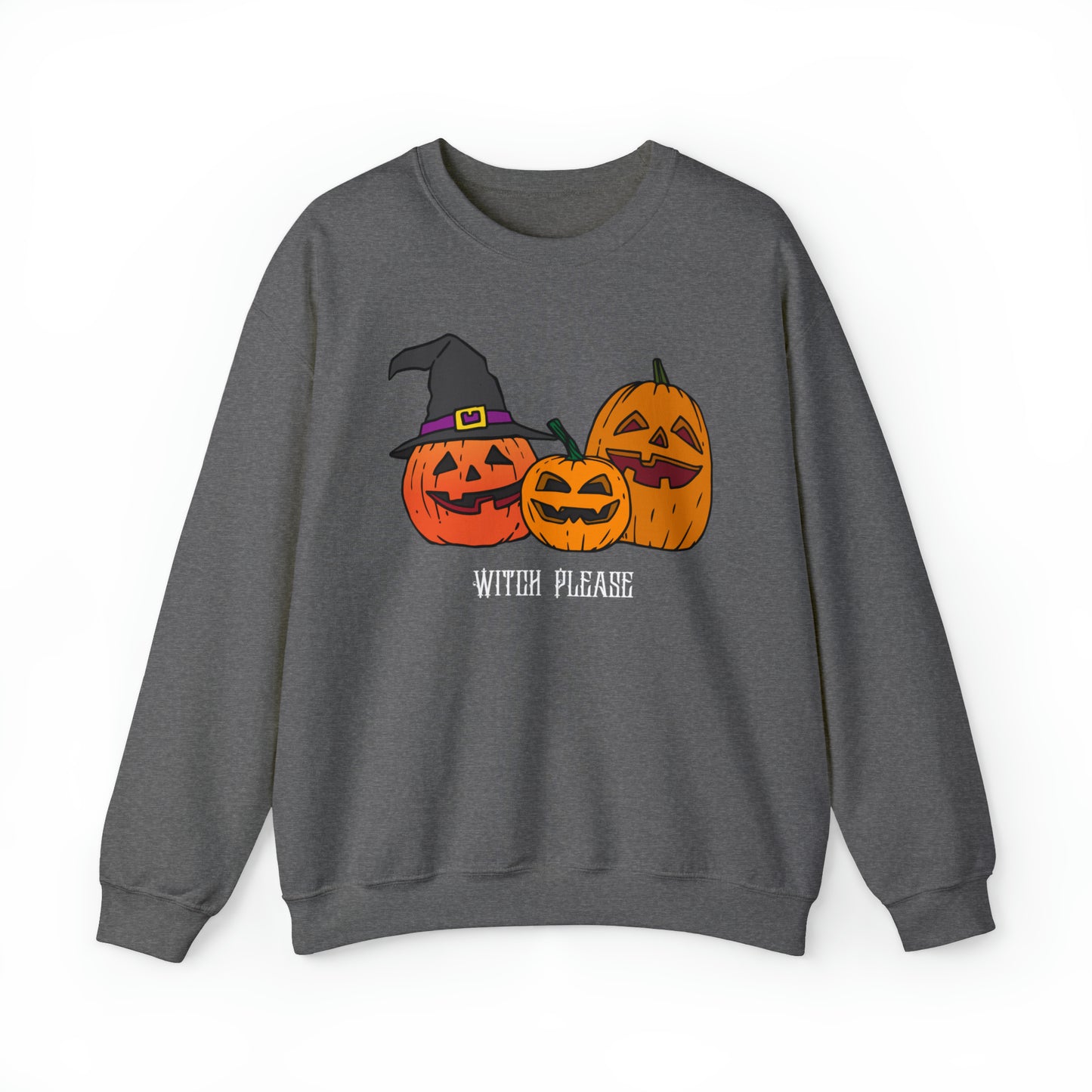 Witch Please Pullover Sweatshirt, Halloween Sweater,