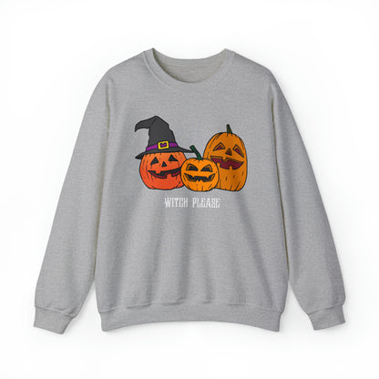 Witch Please Pullover Sweatshirt, Halloween Sweater,