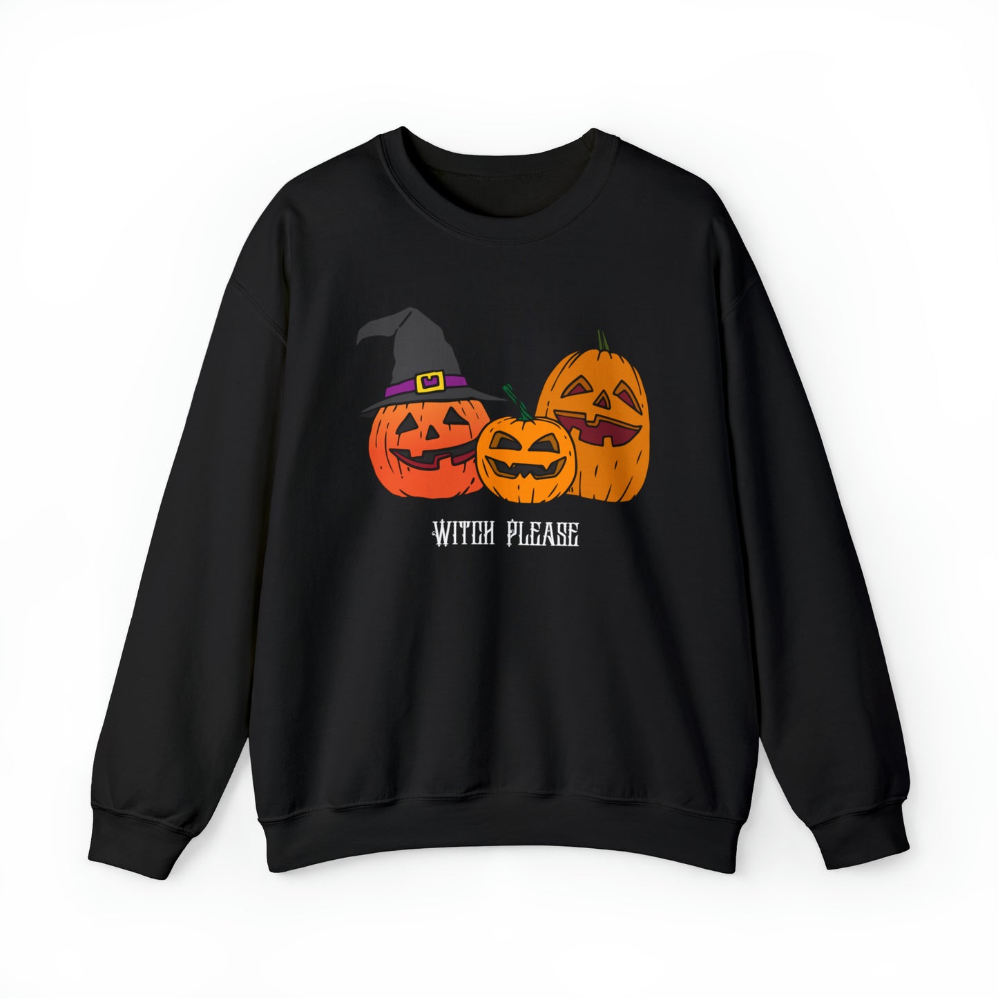 Witch Please Pullover Sweatshirt, Halloween Sweater,