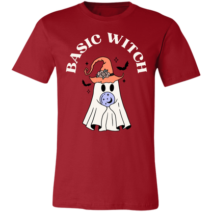 Basic Witch Short-Sleeve T-Shirt, Halloween T shirt, Halloween gift, Ghost Halloween