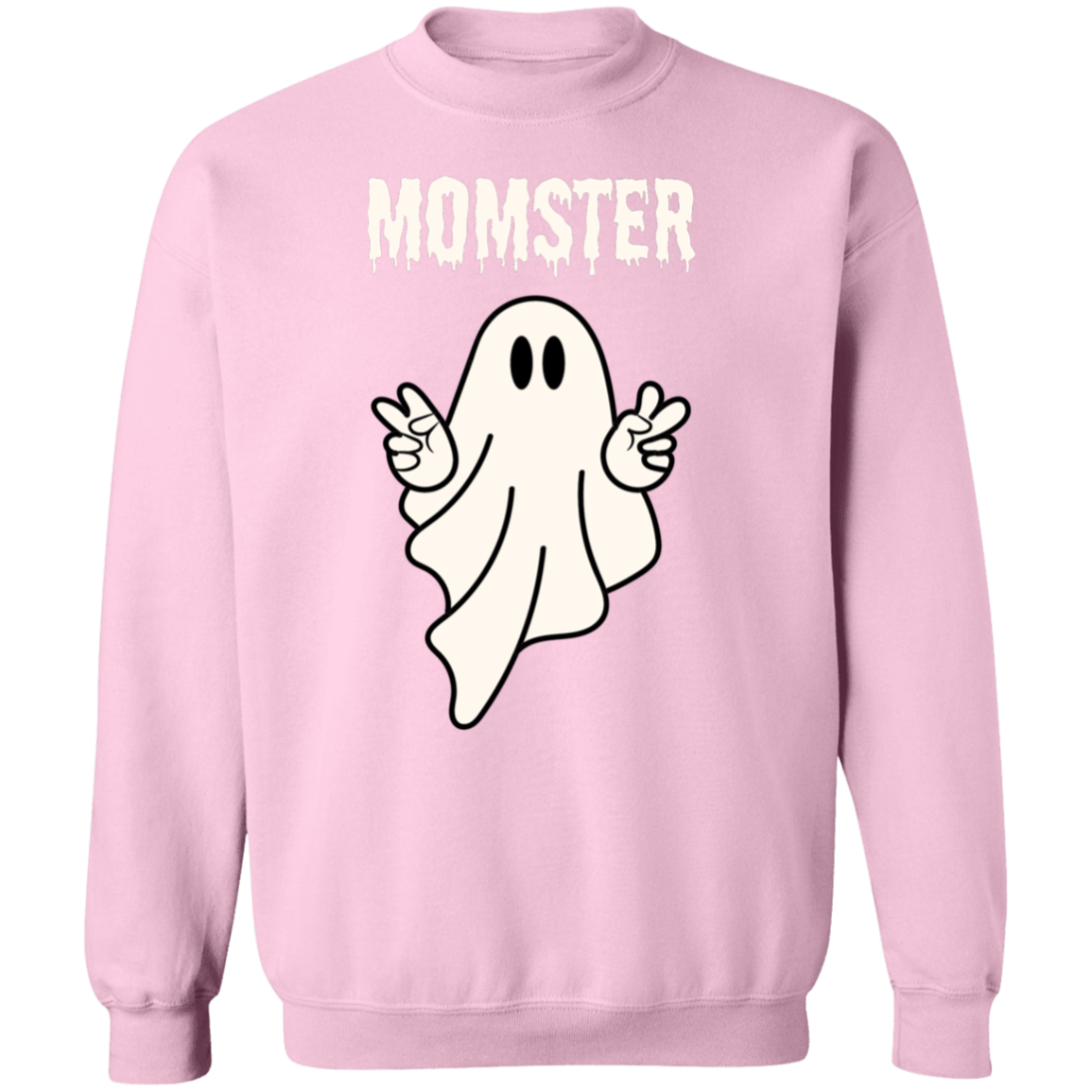 Momster Ghost Sweatshirt, Halloween Crewneck Sweater