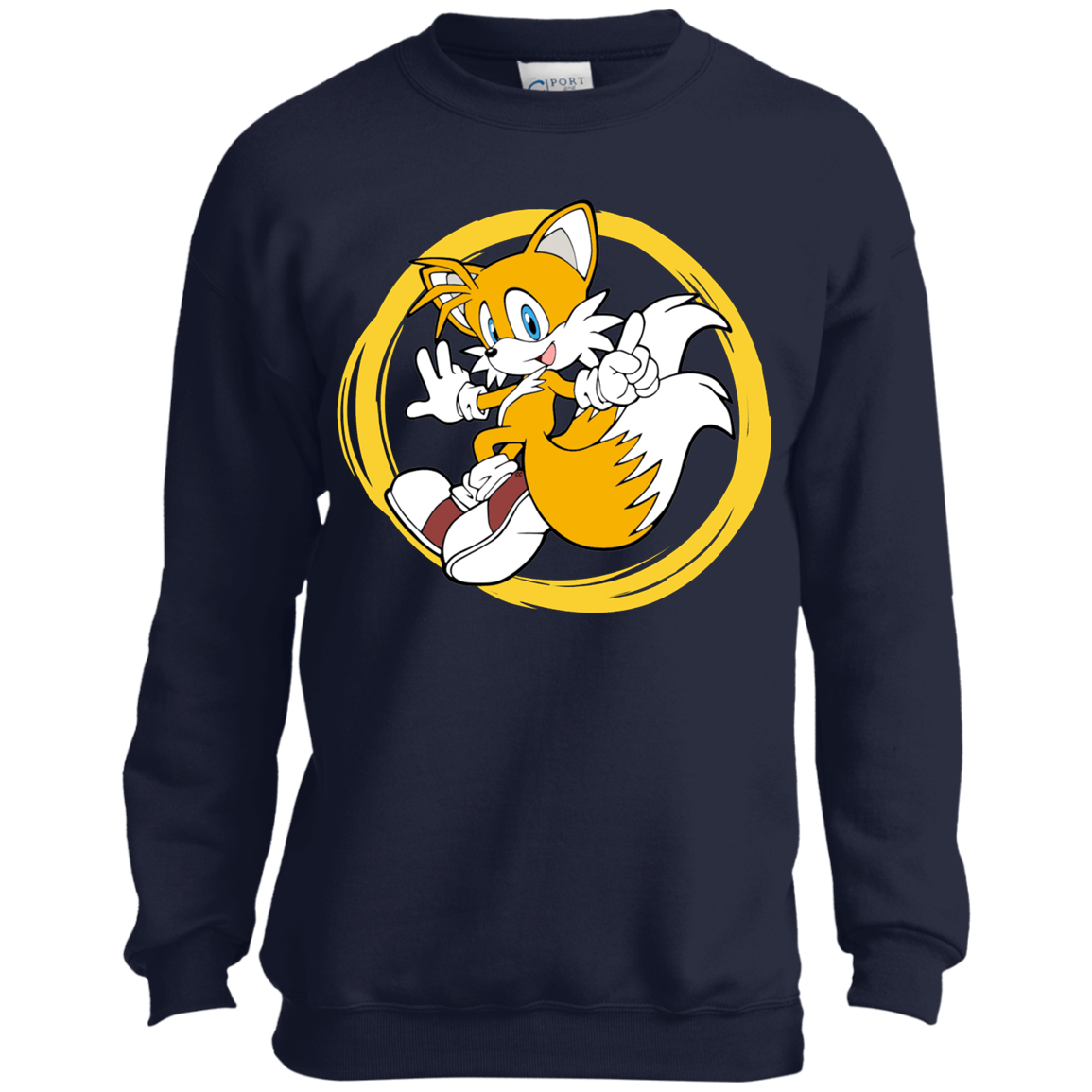 Tails Youth Crewneck Sweatshirt, Kids Sweatshirt, Kids Gifts