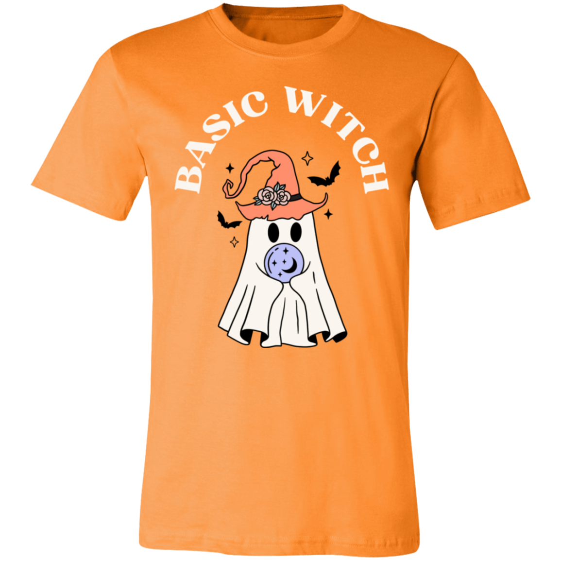 Basic Witch Short-Sleeve T-Shirt, Halloween T shirt, Halloween gift, Ghost Halloween