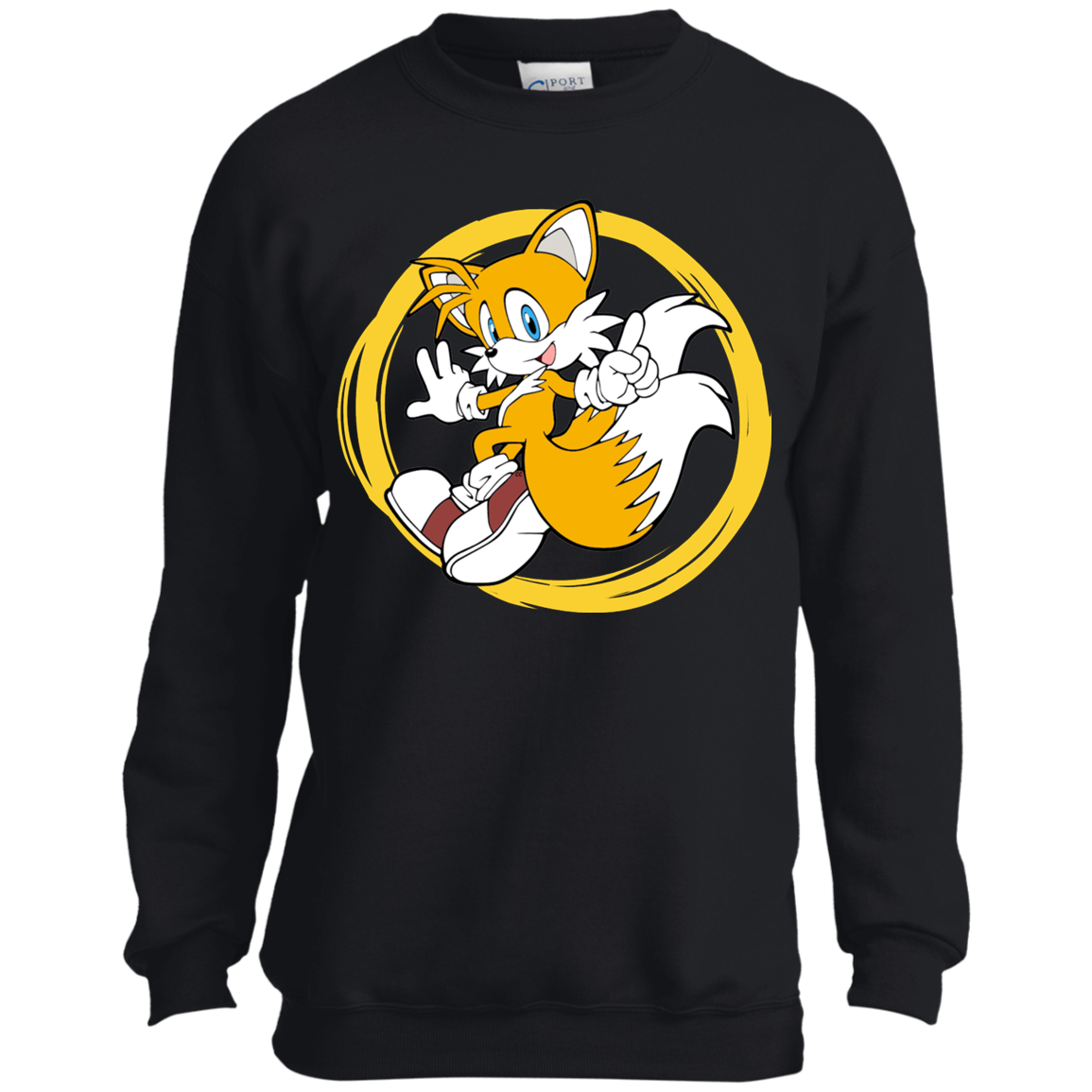Tails Youth Crewneck Sweatshirt, Kids Sweatshirt, Kids Gifts
