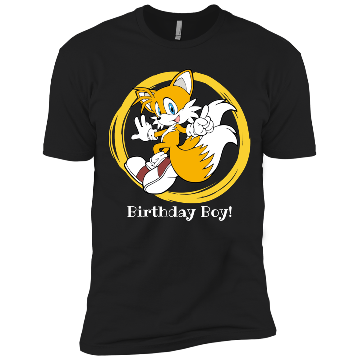 Tails Birthday Boys Cotton T-Shirt