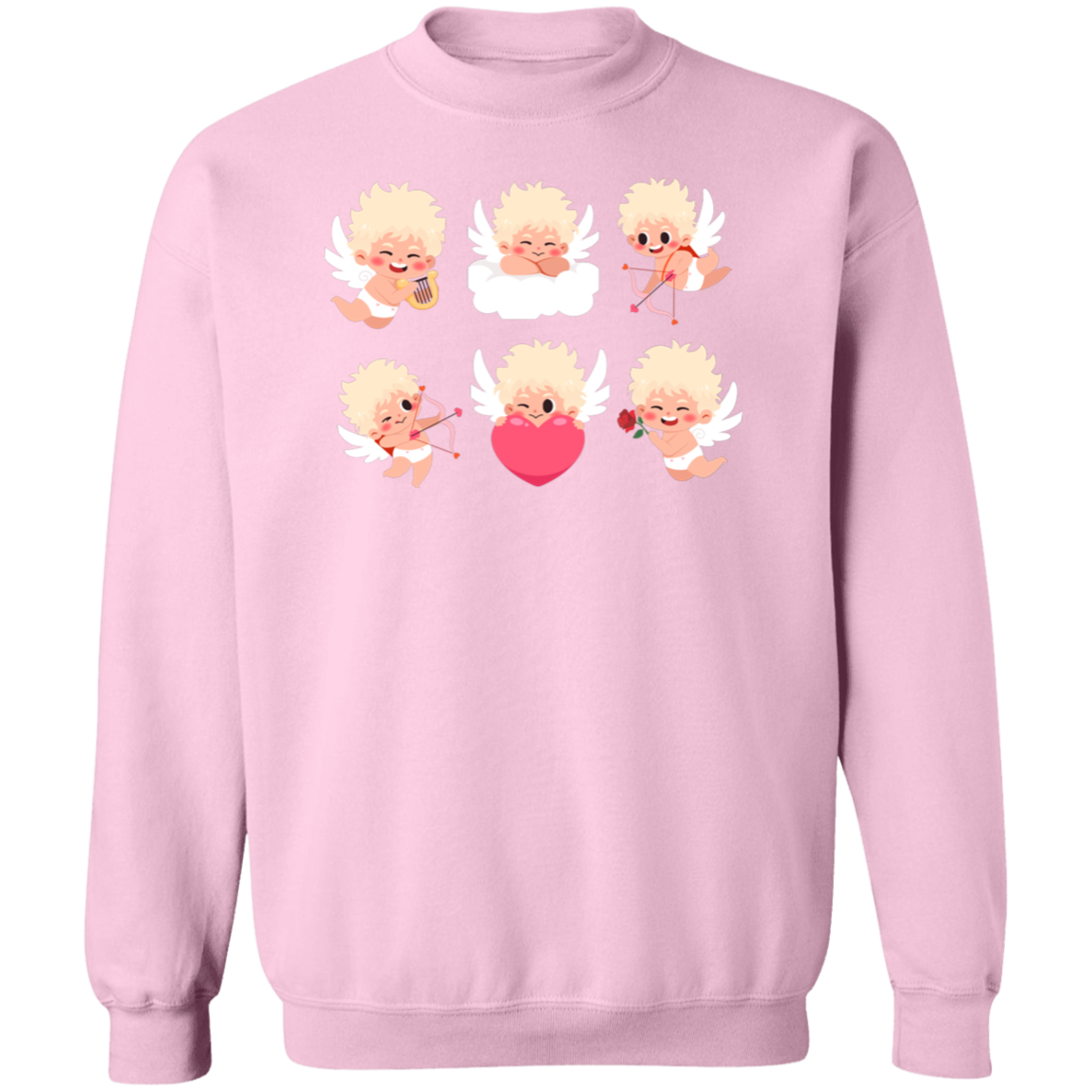 6 Cupids Pullover Sweatshirt, Valentines day Sweater, Valentines day Gift