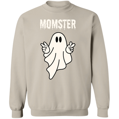 Momster Ghost Sweatshirt, Halloween Crewneck Sweater