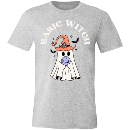 Basic Witch Short-Sleeve T-Shirt, Halloween T shirt, Halloween gift, Ghost Halloween