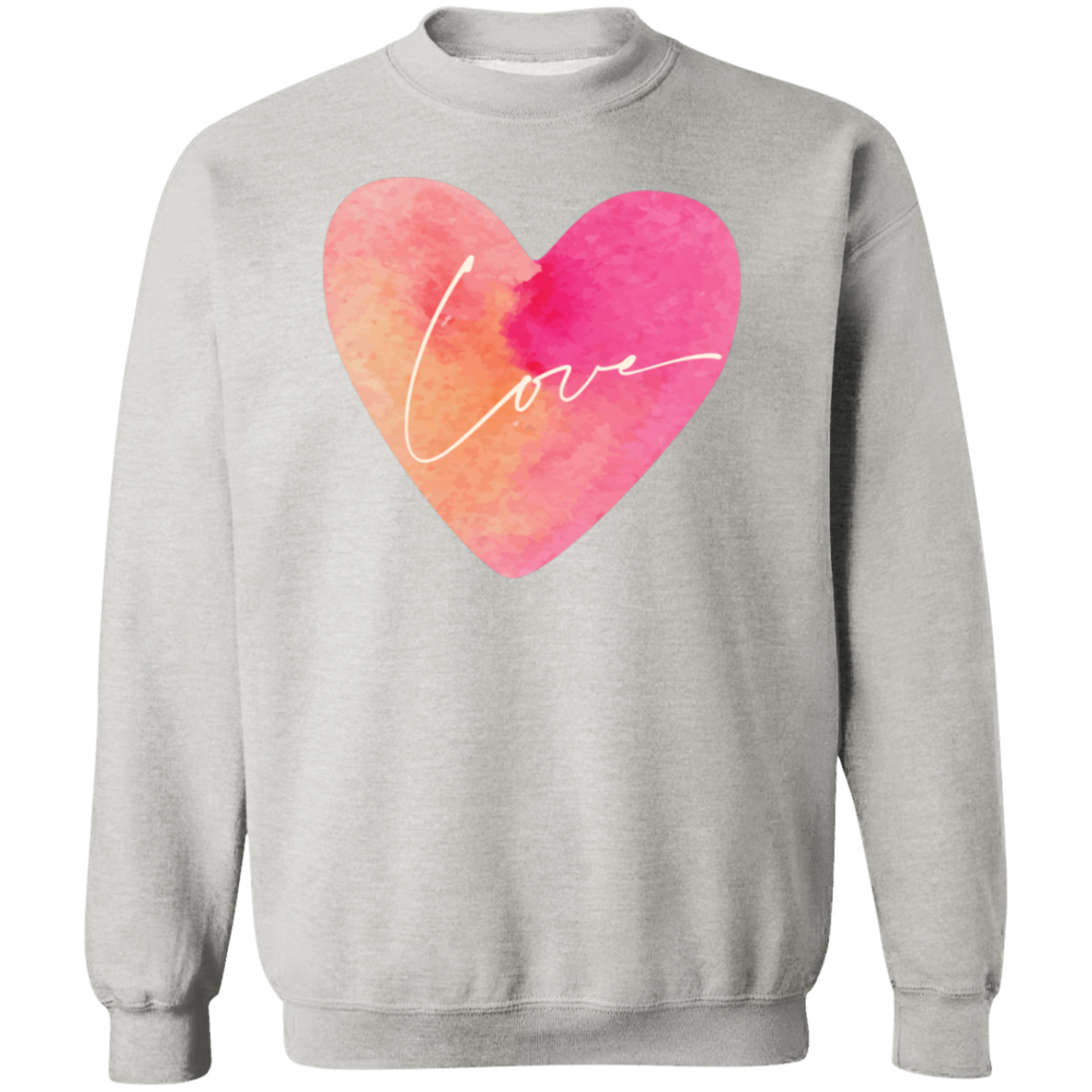 Love Heart Pullover Sweatshirt, Valentines Day Gift, Gift for her