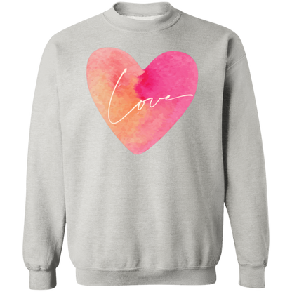 Love Heart Pullover Sweatshirt, Valentines Day Gift, Gift for her