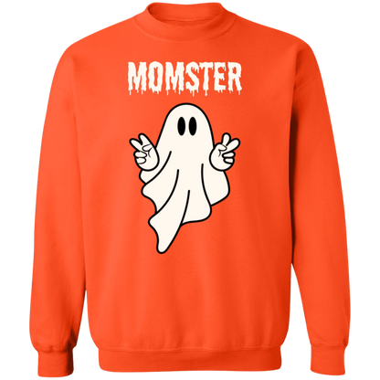 Momster Ghost Sweatshirt, Halloween Crewneck Sweater