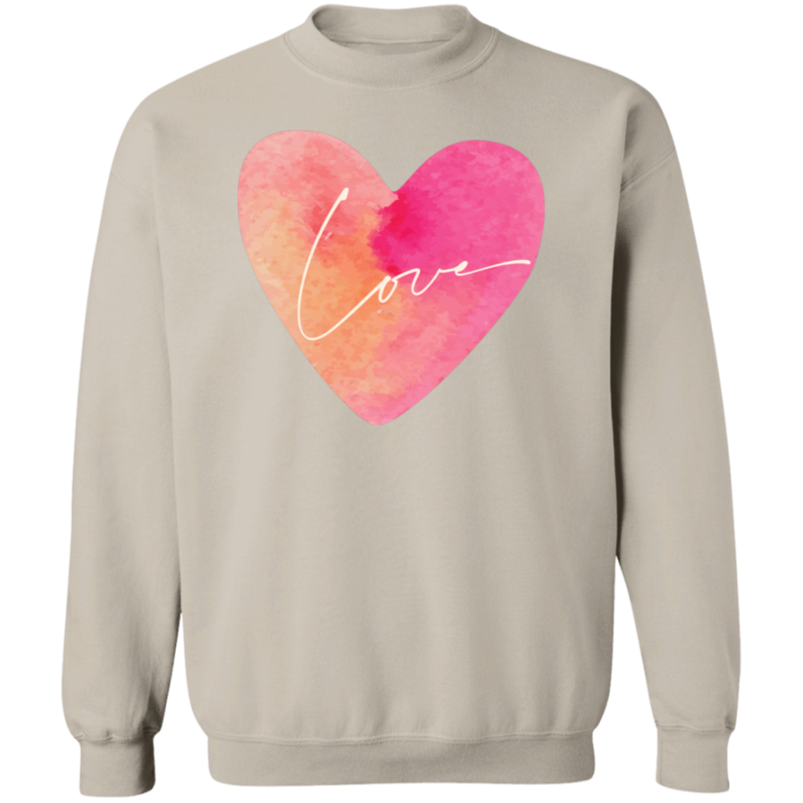 Love Heart Pullover Sweatshirt, Valentines Day Gift, Gift for her