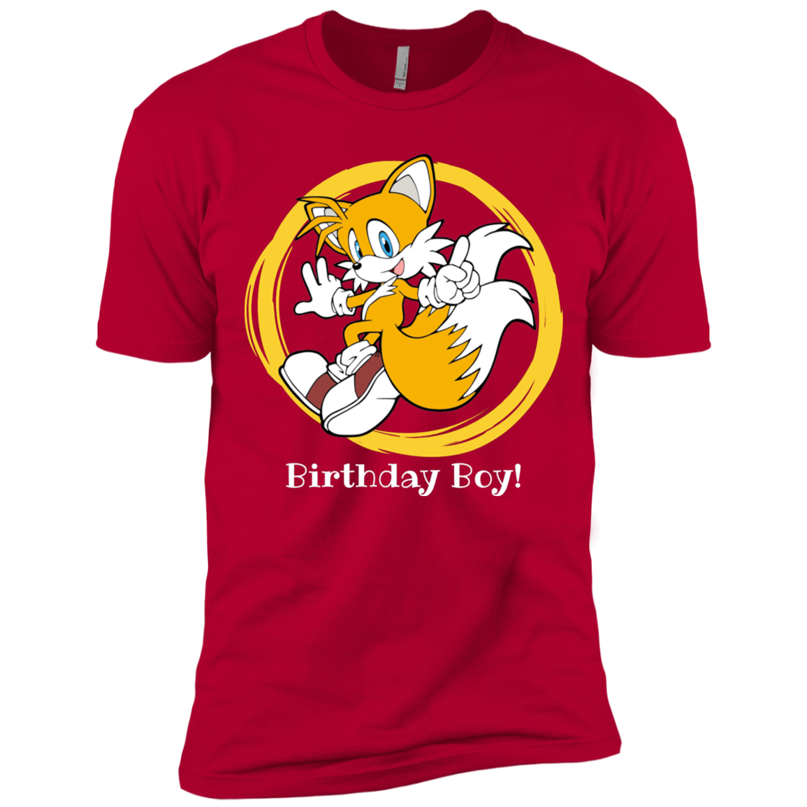 Tails Birthday Boys Cotton T-Shirt