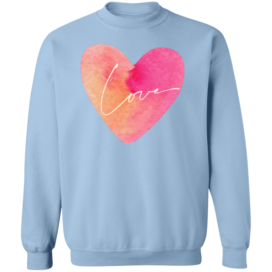 Love Heart Pullover Sweatshirt, Valentines Day Gift, Gift for her