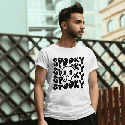 Spooky Skull Halloween T Shirt, Halloween shirt for men, Halloween Gift