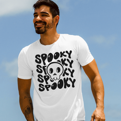 Spooky Skull Halloween T Shirt, Halloween shirt for men, Halloween Gift