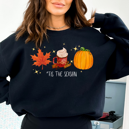 Tis The Season Sweatshirt, Halloween Sweater,Halloween Crewneck