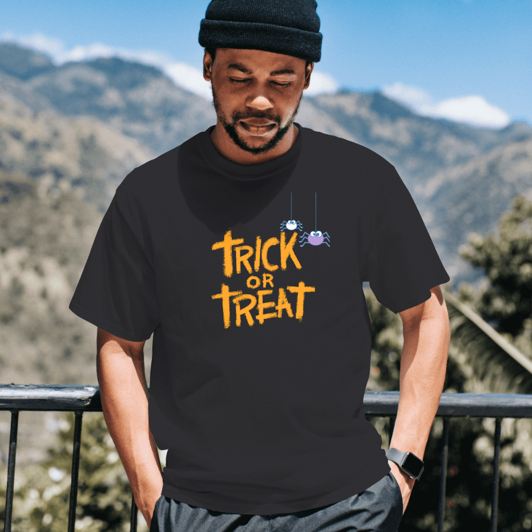 Trick or Treat T-shirt, Halloween Shirts for Men, Halloween Gifts for Dad