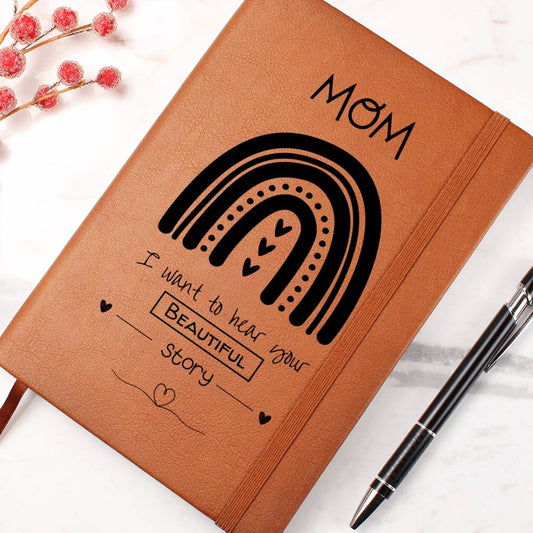 MOM I want to hear your beautiful story journal | Mothers day and Birthday Gift