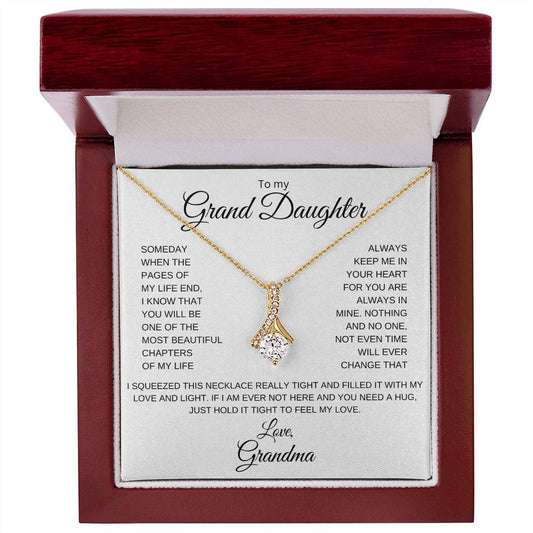 To My Granddaughter| From Grandma | Alluring necklace