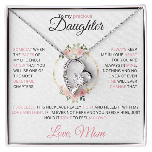 To My Precious Daughter | Forever Love Necklace